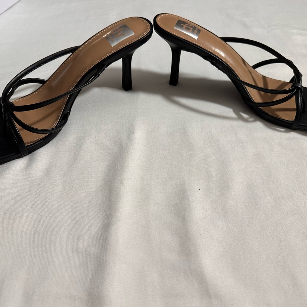 DV by Dolce Vita Zini Black Strappy Heels